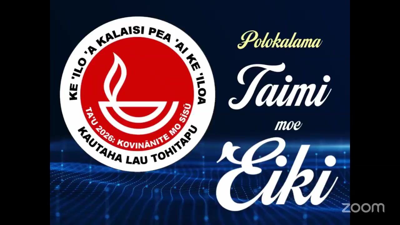 Taimi mo e ‘Eiki devotional